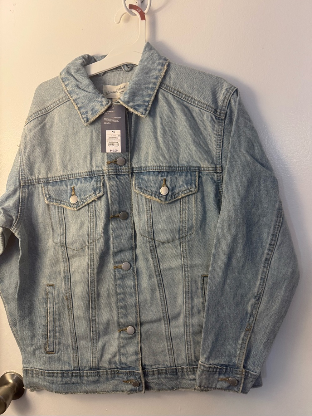 Universal Thread Washed Light Blue Denim Jacket